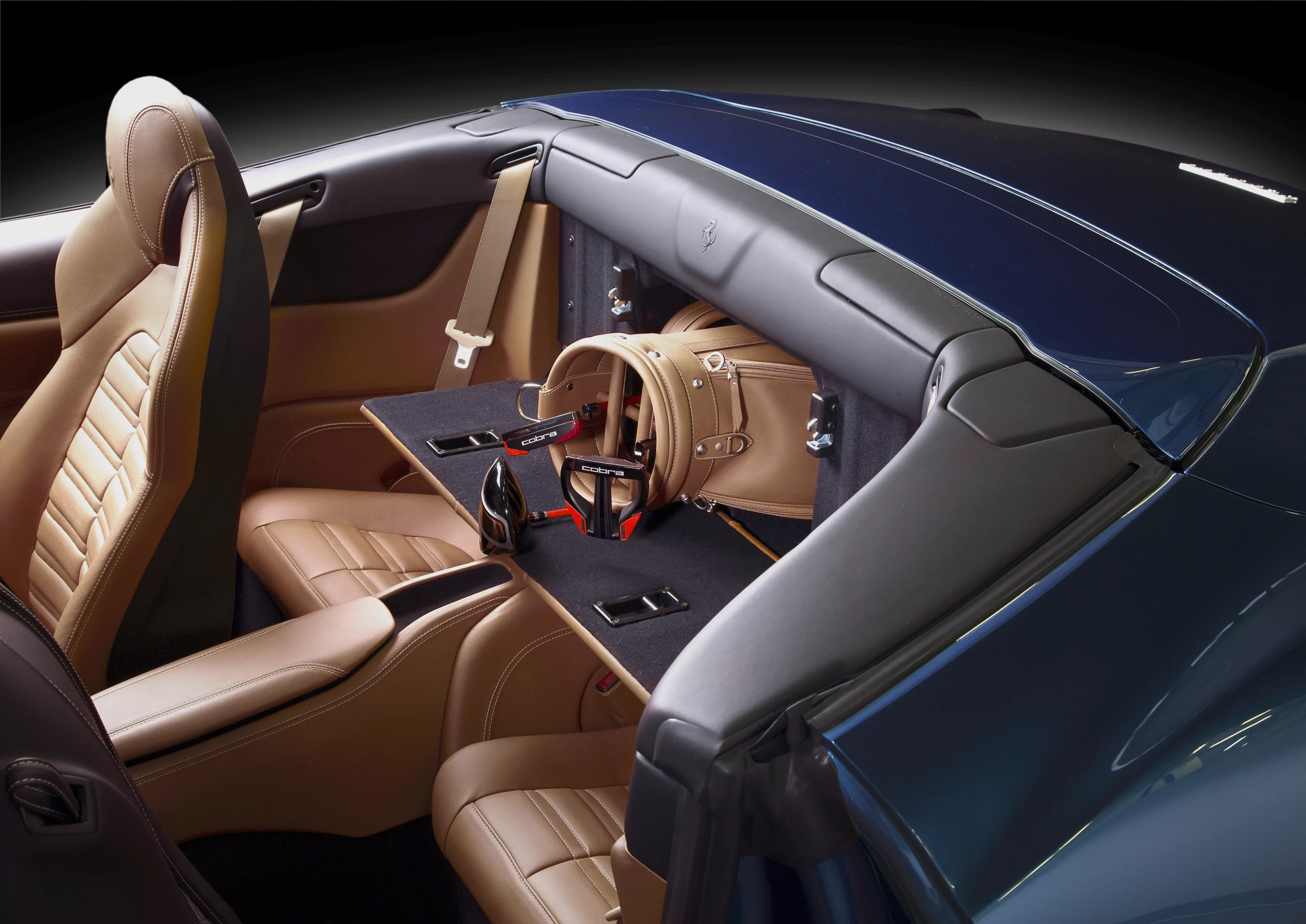 The Ferrari California T's boot can be accessed through the back seats