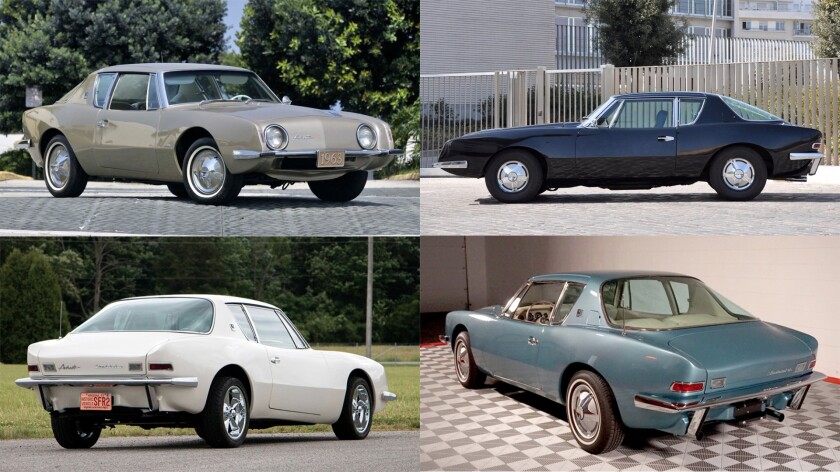 The Studebaker Avanti is a cult car in American automotive circles, a serious perfromance car which became a last gasp attempt at innovation by the ailing Studebaker brand to get with the times. The lightweight fiberglass-bodied Avanti was blessed with Studebaker's 289 cu. in. (4,737 cc) V8 tuned to deliver 240 hp (179 kW) in its initial R1 configuration, but the optional R2 package added a Paxton supercharger for 290 hp (216 kW). This promotional film made by the Studebaker factory documents the speed attempts which resulted in the car clocking 168.24 mph (270.76 km/h) in 1963. There's a history of the model in this video. The cars used to illustrate the model above have all sold at auction in recent times, with the car usually selling in the sub US$30,000 area, perhaps due to the number made.