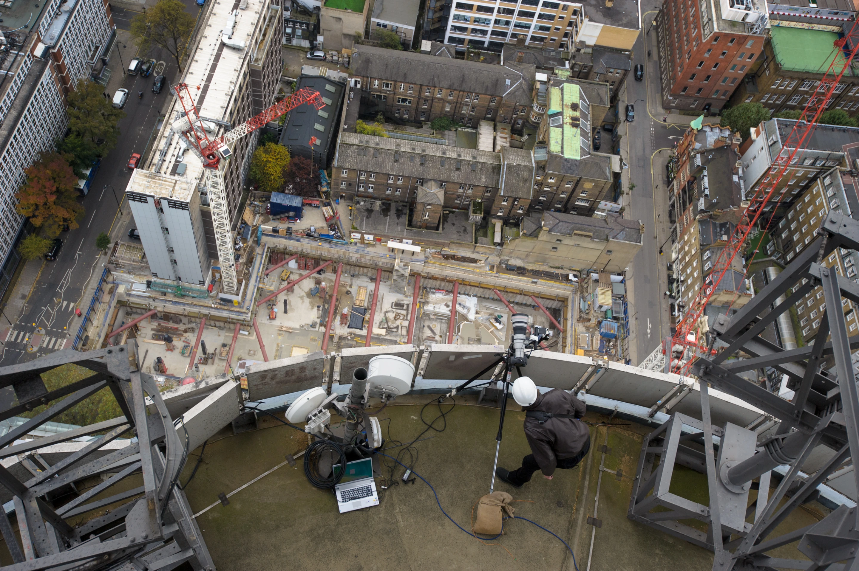 British Telecommunications (BT) contracted photography firm, 360Cities, to create the gargantuan panorama using its communications tower as a center point