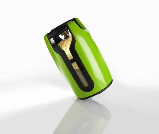 The see-through gas bottle puts an end to the age-old dilemma of untimely endings to barbecues and forklift truck power