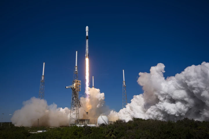 Atop a SpaceX Falcon 9 rocket, Northrop Grumman's Cygnus spacecraft blasts off from Cape Canaveral, bound for the ISS and carrying cargo that includes two space firsts