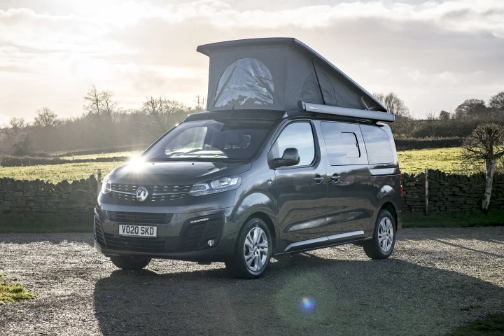 The pop-up roof increases interior headroom and ventilation and serves as home for the optional second bed