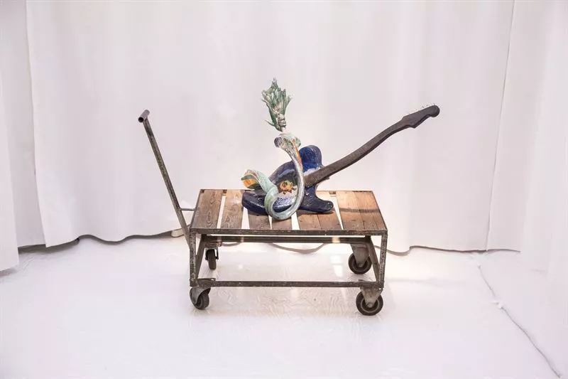 Kjell Engman’s piece, entitled "Guitar"