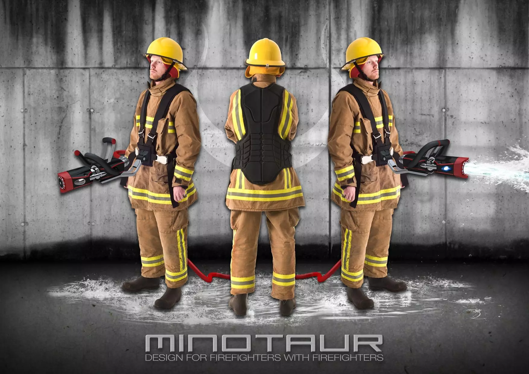 Minotaur is a water delivery system that provides greater control, functionality and comfort to the user