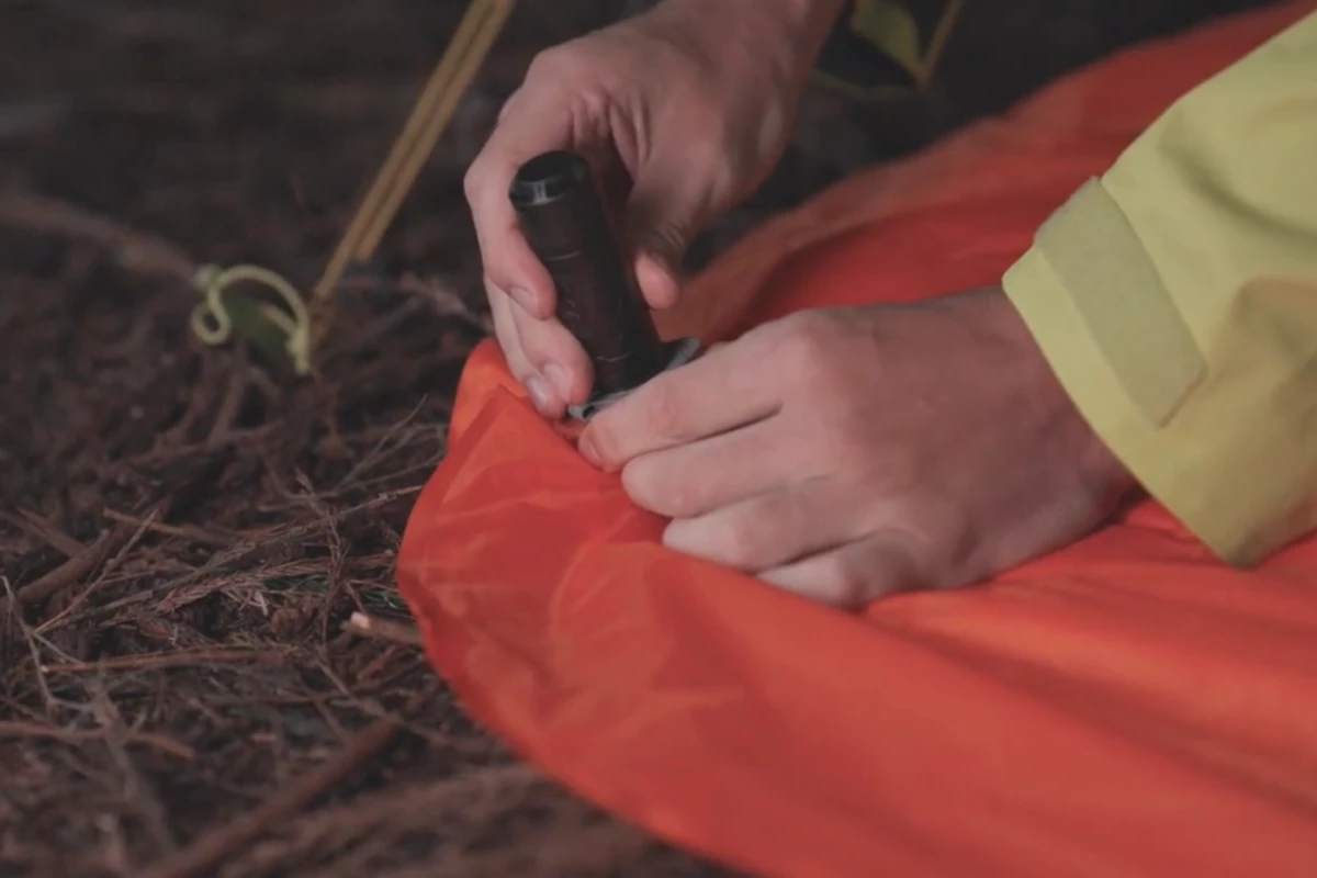 The new Zero 2.0 pump inflates a variety of ultralight sleeping pads in around a minute or less, says Flextail