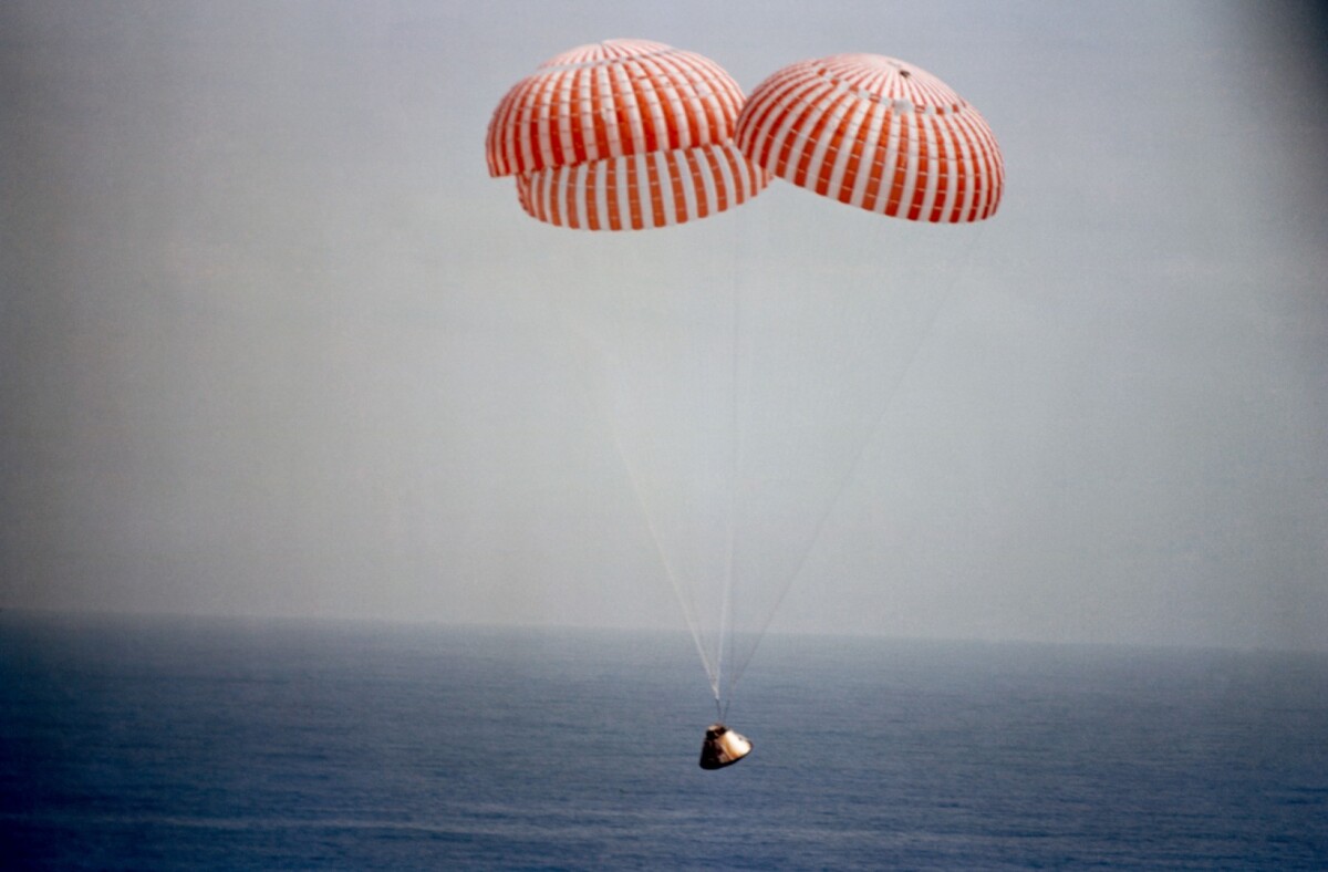Apollo 9 returning to Earth