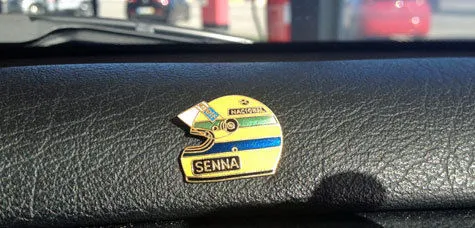 Senna's red NSX currently resides in England