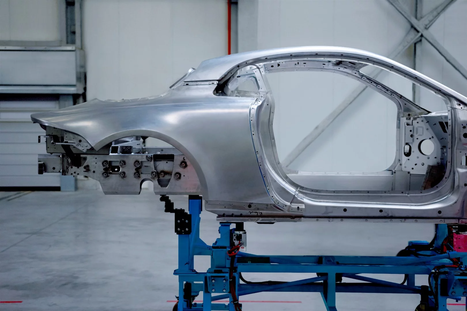 The A110 uses an aluminum chassis