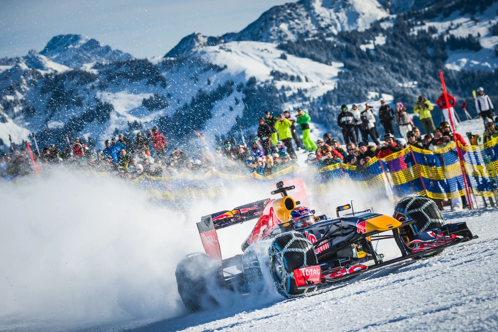 Verstappen did a lap up and down the hill