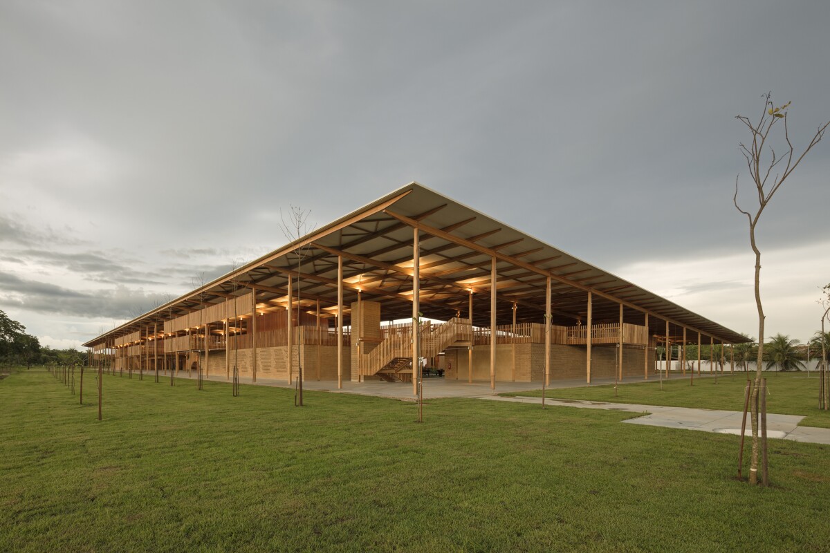 Children Village includes meeting spaces – such as dormitories, reading spaces, balconies and hammocks – all designed with student input