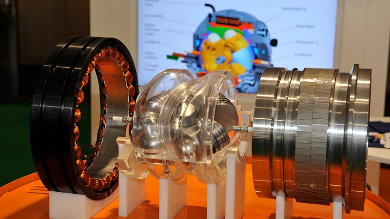 Kugel motor cutaway