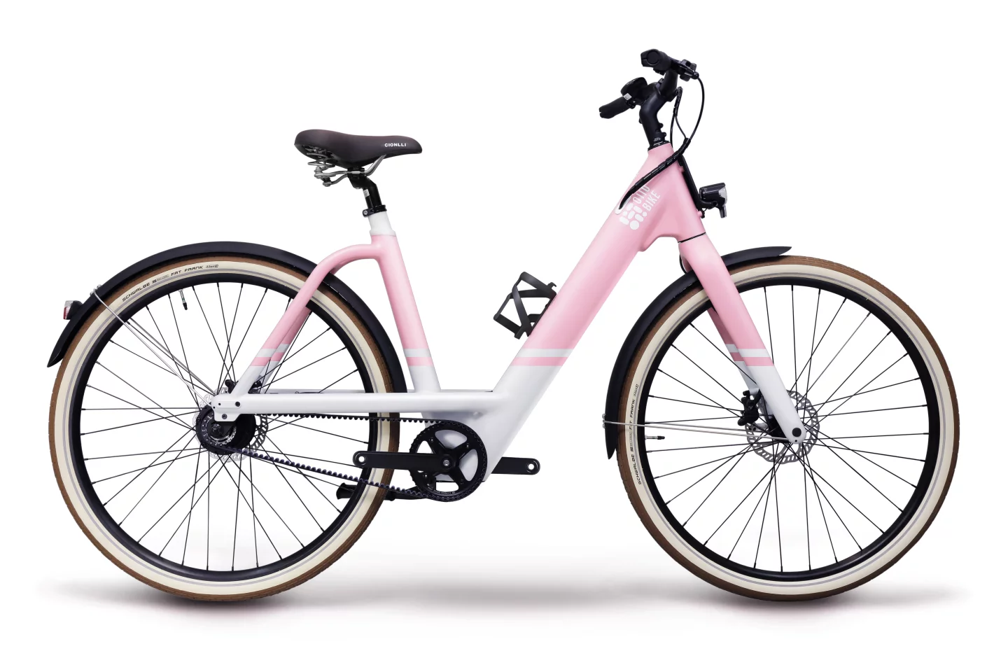 The oiiobike TY-U is the brand's city ebike, with a 250W hub motor, a 360-Wh battery and a step-through aluminum frame