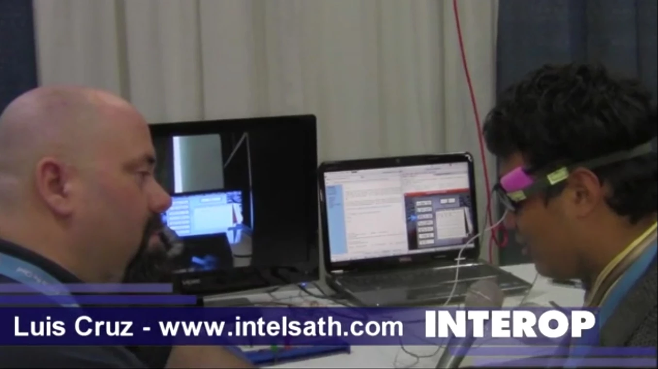 Luis Cruz's Eyeboard - an eye tracking computer interface for the disabled