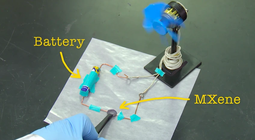 A fan of conductive clay? (Photo: Drexel University)