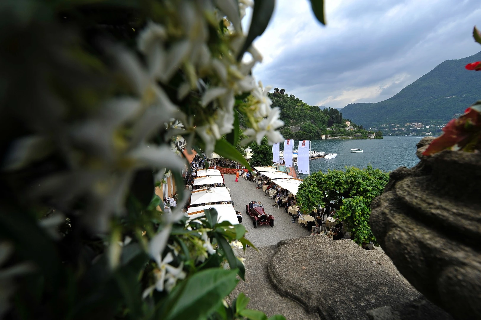 The gorgeous setting at Concorso d’Eleganza Villa d’Este always has Lake Como in the background
