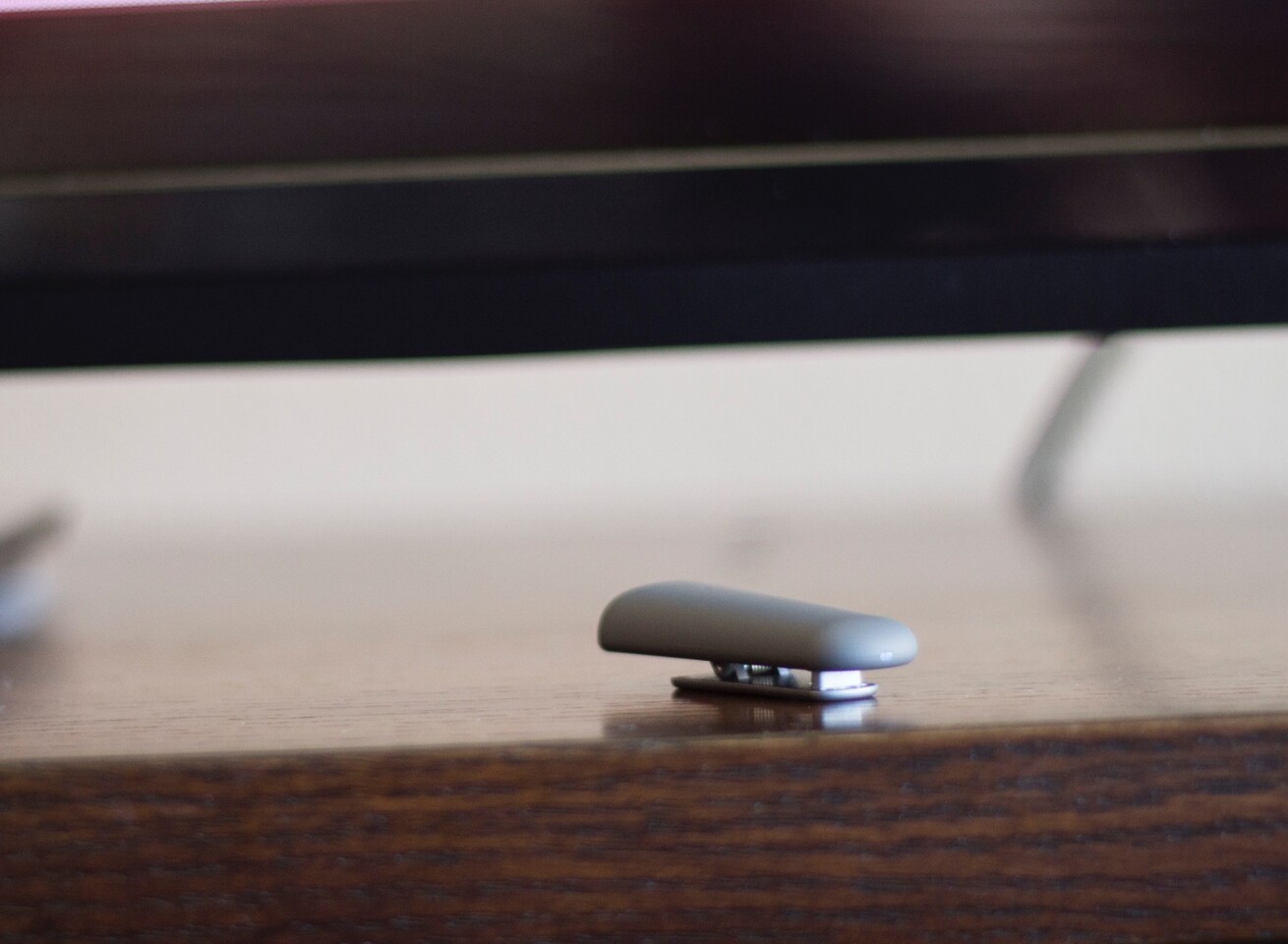 Put the wireless mic next to a TV, and you can hear the audio with the volume turned down very low