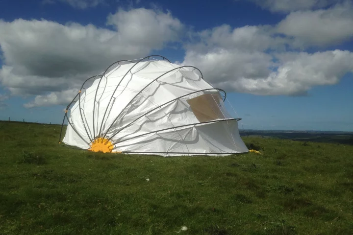 The Mollusc Tent gives the dome tent a new look and function
