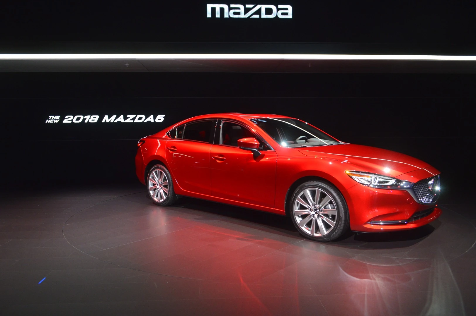 The updated 2018 Mazda 6 at the 2017 LA Auto Show