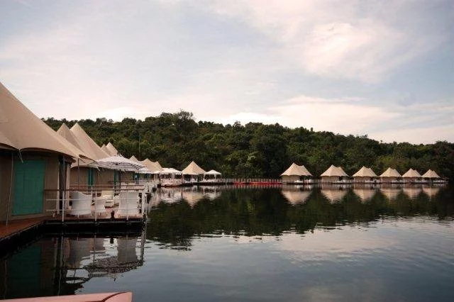 The surrounding forests are believed to harbor some 100 different species of mammals