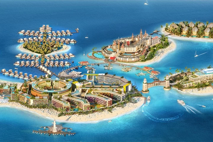 The Heart of Europe comprises six islands of the 300 that make up The World in Dubai