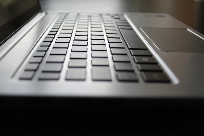 The keyboard uses Scrabble-tile type keys