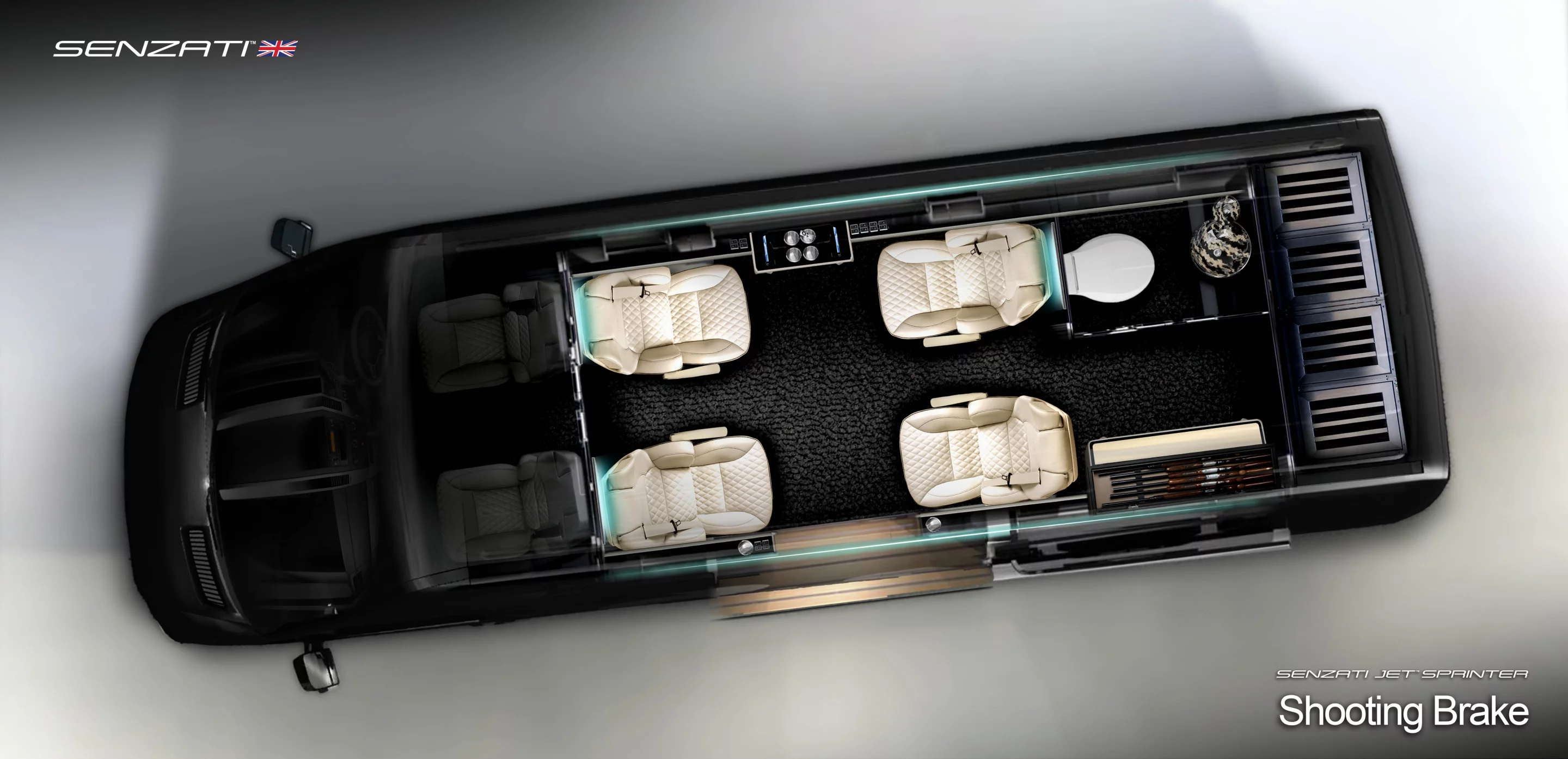 Senzati Jet Sprinter floor plan option