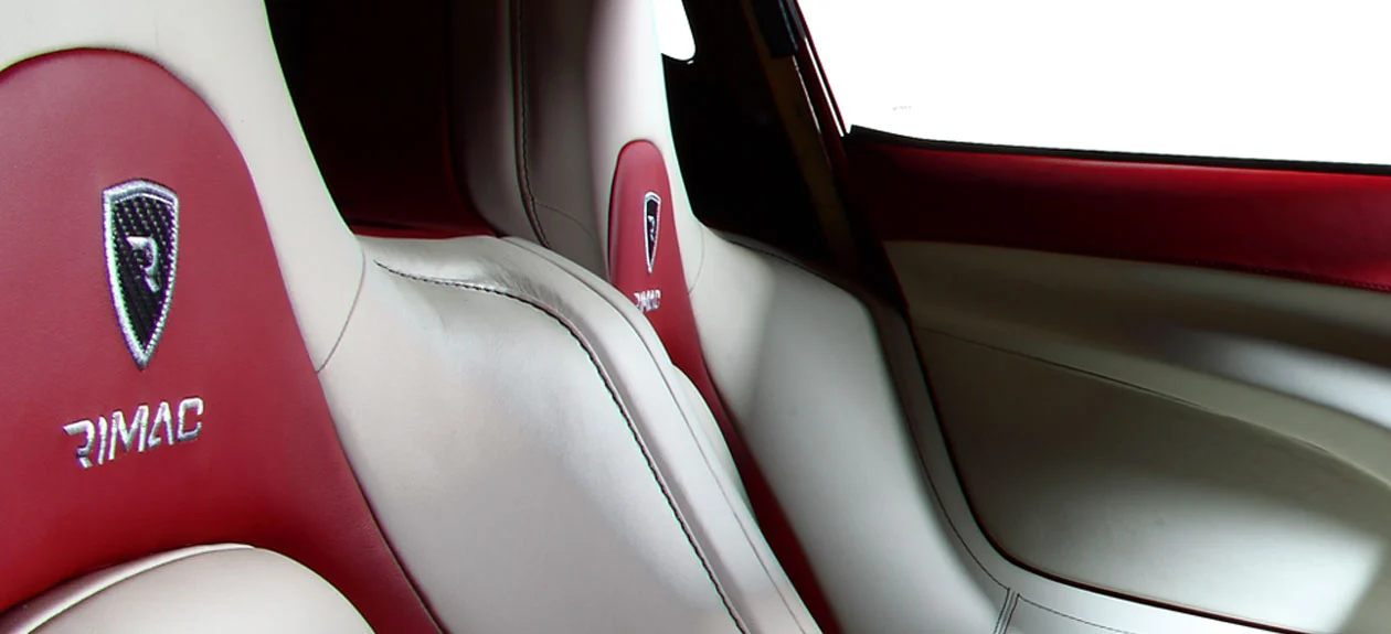 Leather-specialists Vilner outfitted the Concept_One's interior