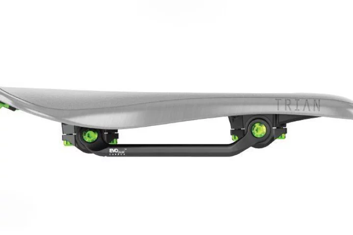 The Morgaw Trian mountain bike saddle – models for road bikes are also planned for production