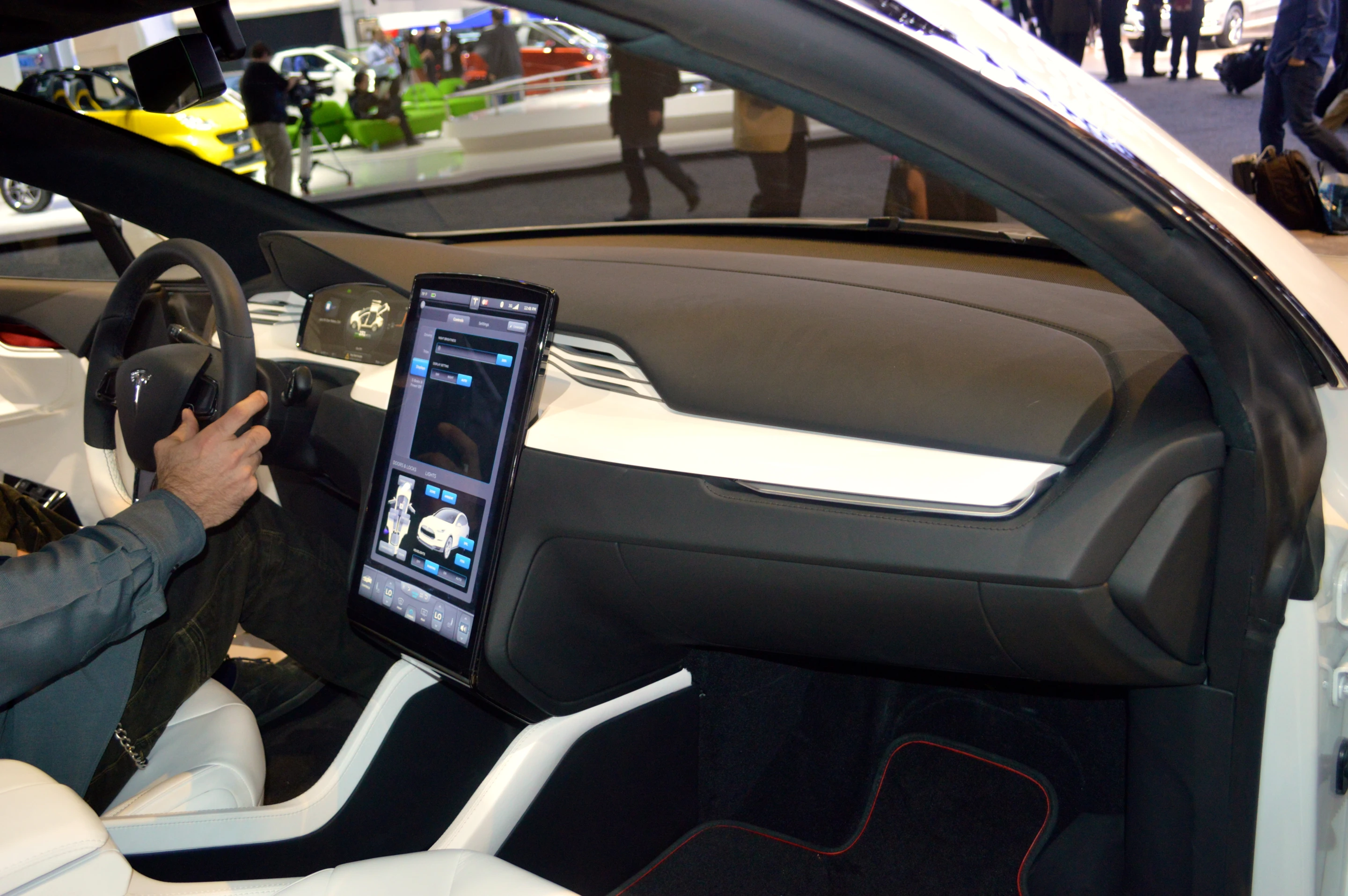 The Tesla Model X at NAIAS 2013