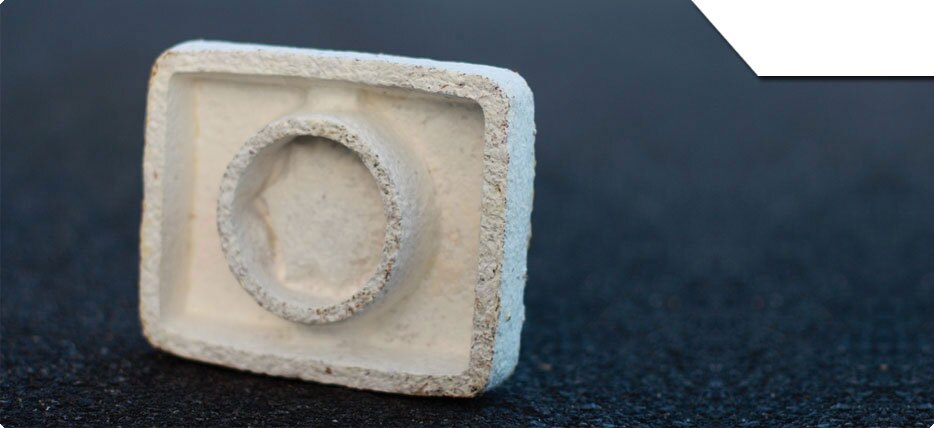 EcoCradle has all the same properties as other custom-molded expandable polystyrene, but without the ecological disadvantages