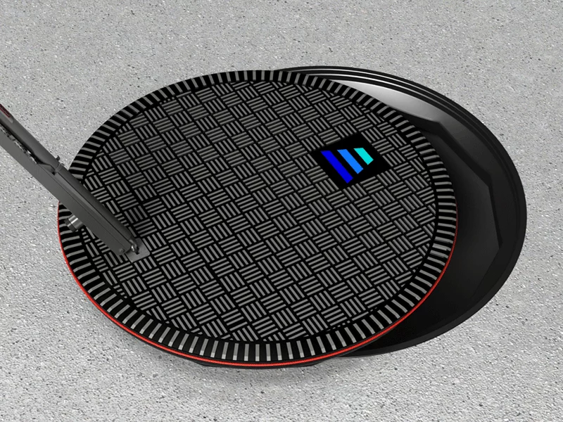A HEVO charging station