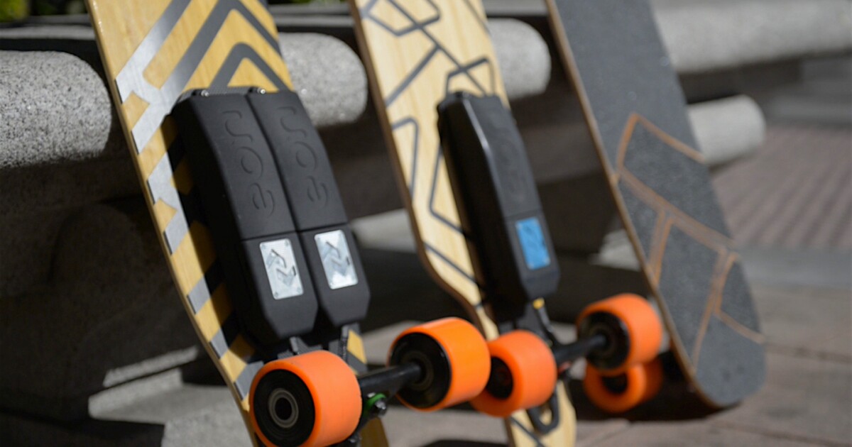Eon drive adds a motorized wheel (or two) to skateboards
