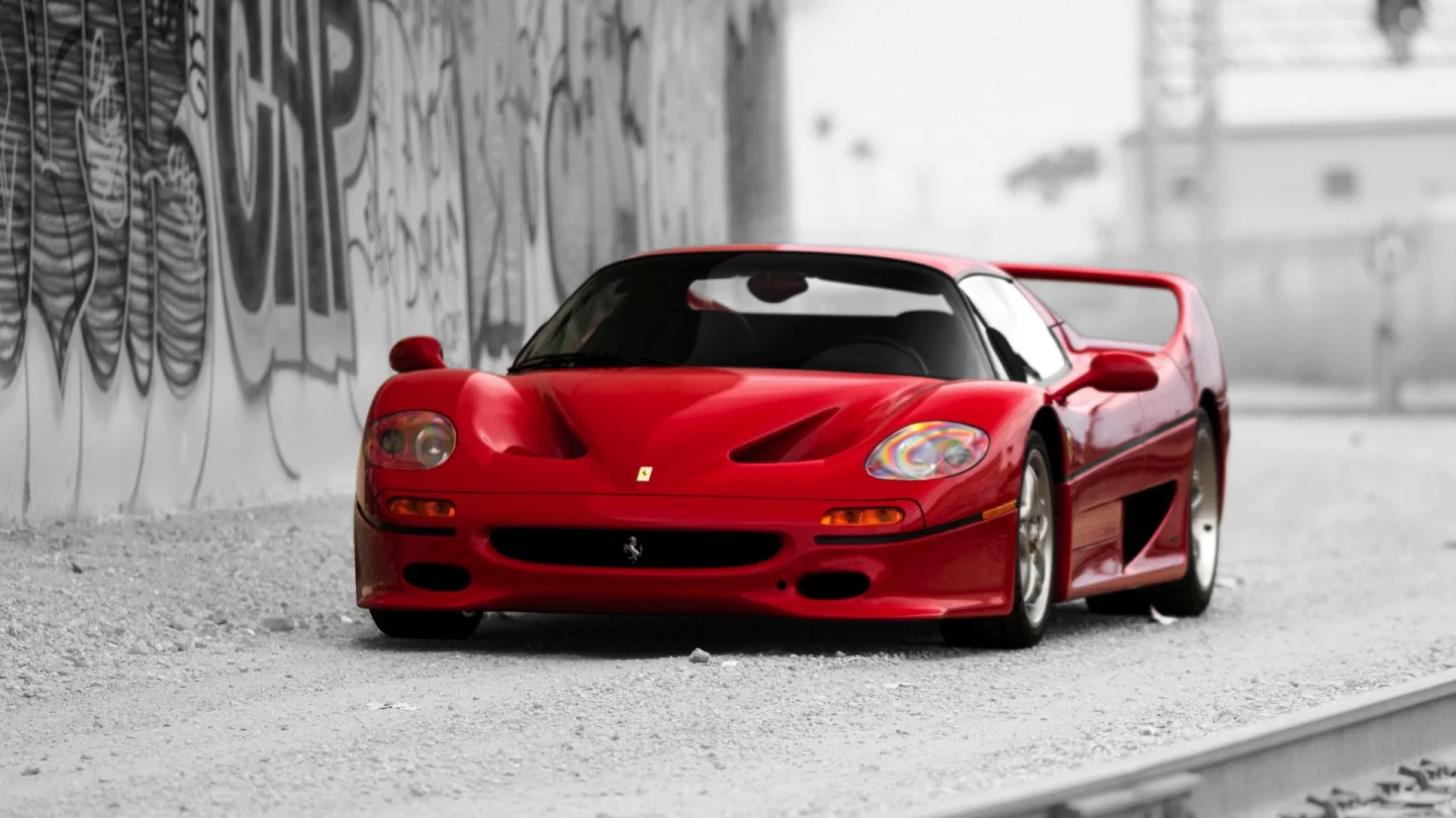 Lot 106, 1995 Ferrari F50 was estimated to sell for between $1,600,000 and $2,000,000 and fetched $1,980,000, a new record price for an F50