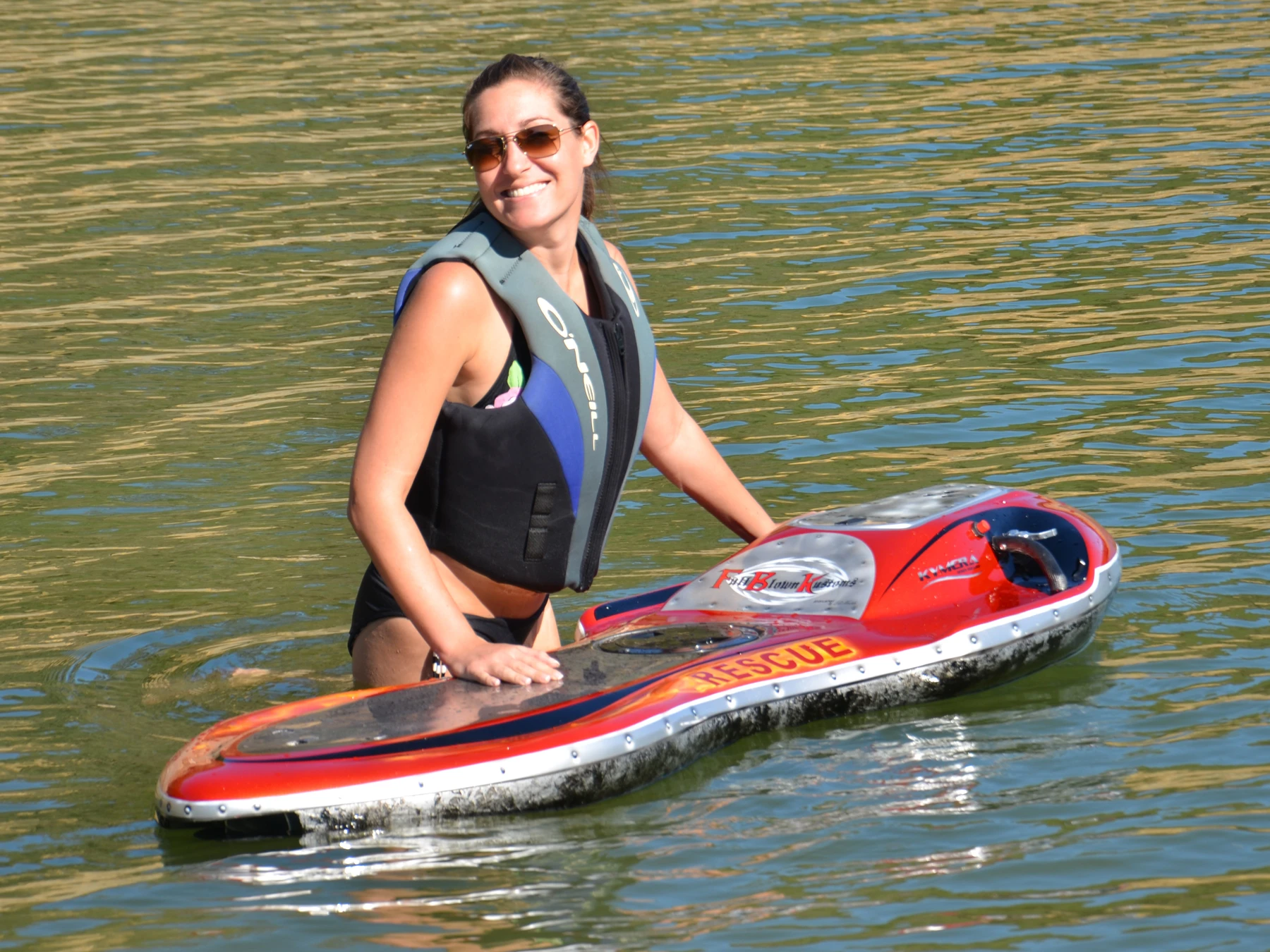 The Kymera body board is compact and light enough to be carried under an arm