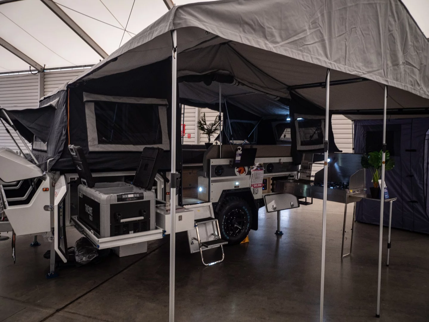 Certified for off-road use, Ezytrail's Lincoln LX Mk.3 is the company's biggest hard floor trailer