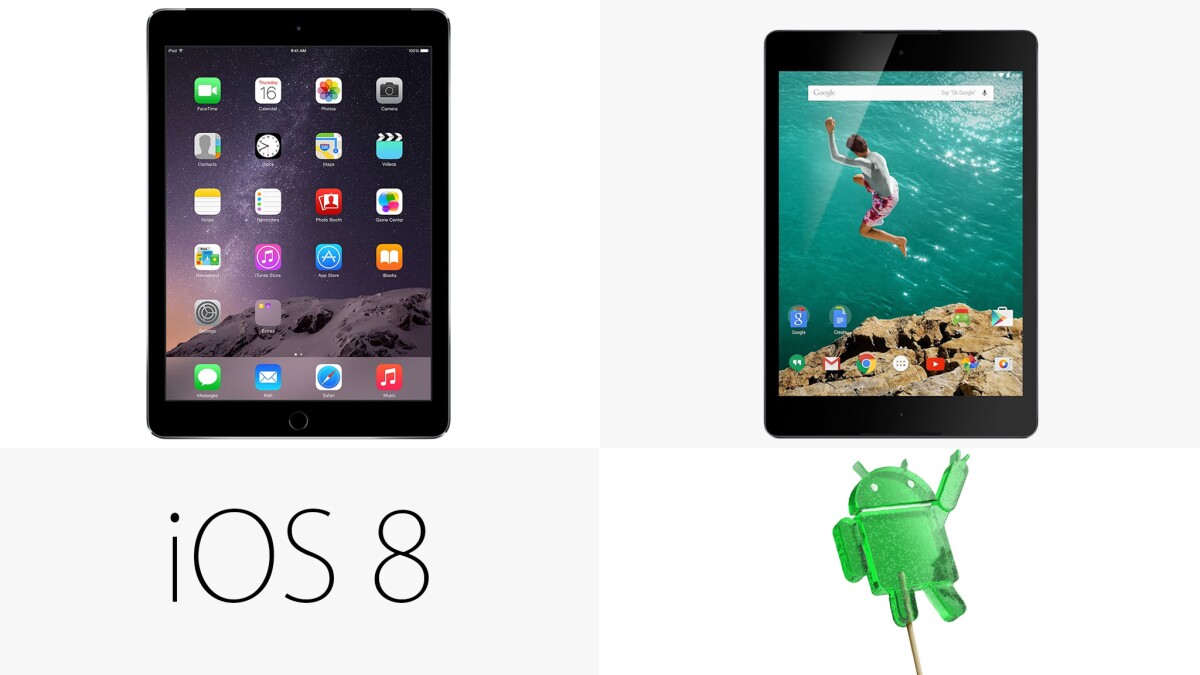 On the software front, it's iOS 8 vs. Android 5.0 "Lollipop"