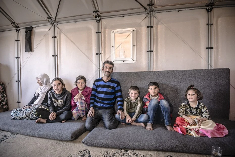 Inside, Better Shelter comprises a total floorspace of 17.5 sq m (188 sq ft) and just one large space
