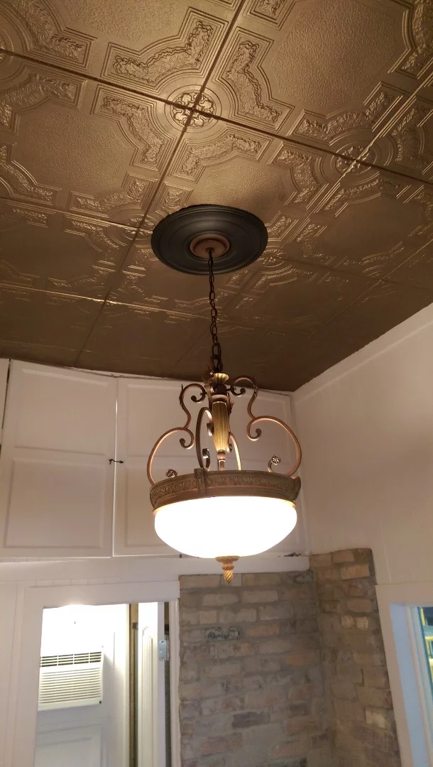 Its old-school inspired styling includes ornate light fittings and intricate trim