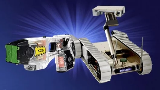 TASER and iRobot are collaborating on a TASER-shooting robot