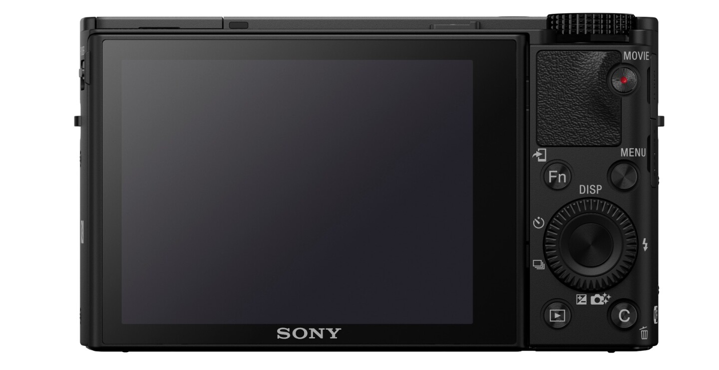 The Sony Cyber-shot RX100 IV has a a tilting rear LCD screen