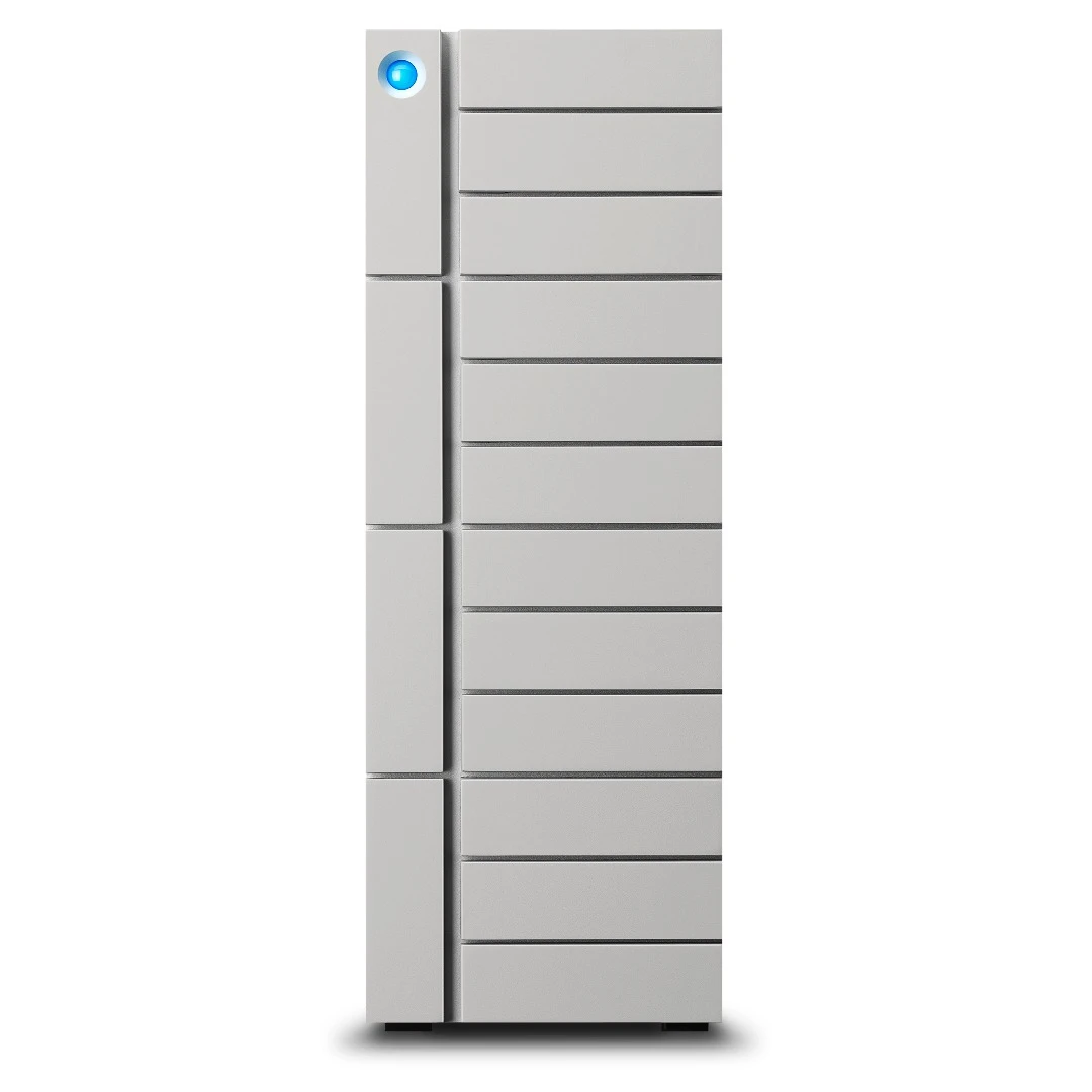 The LaCie 12Big looks like an old-fashioned computer tower
