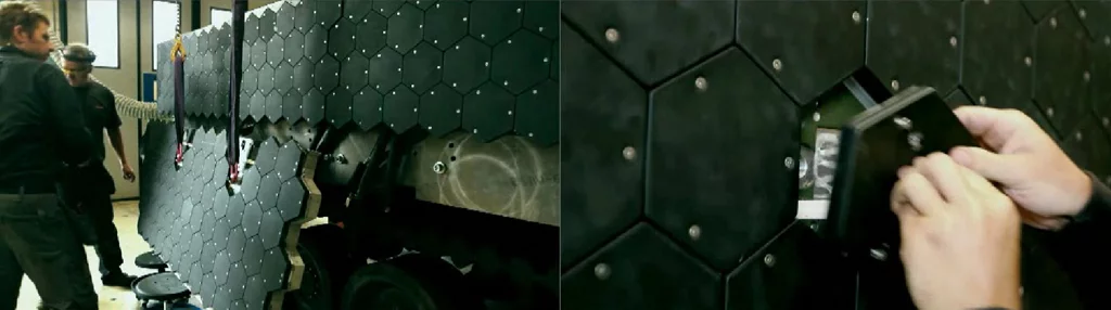 The individual ADAPTIV panels can be easily replaced when damaged