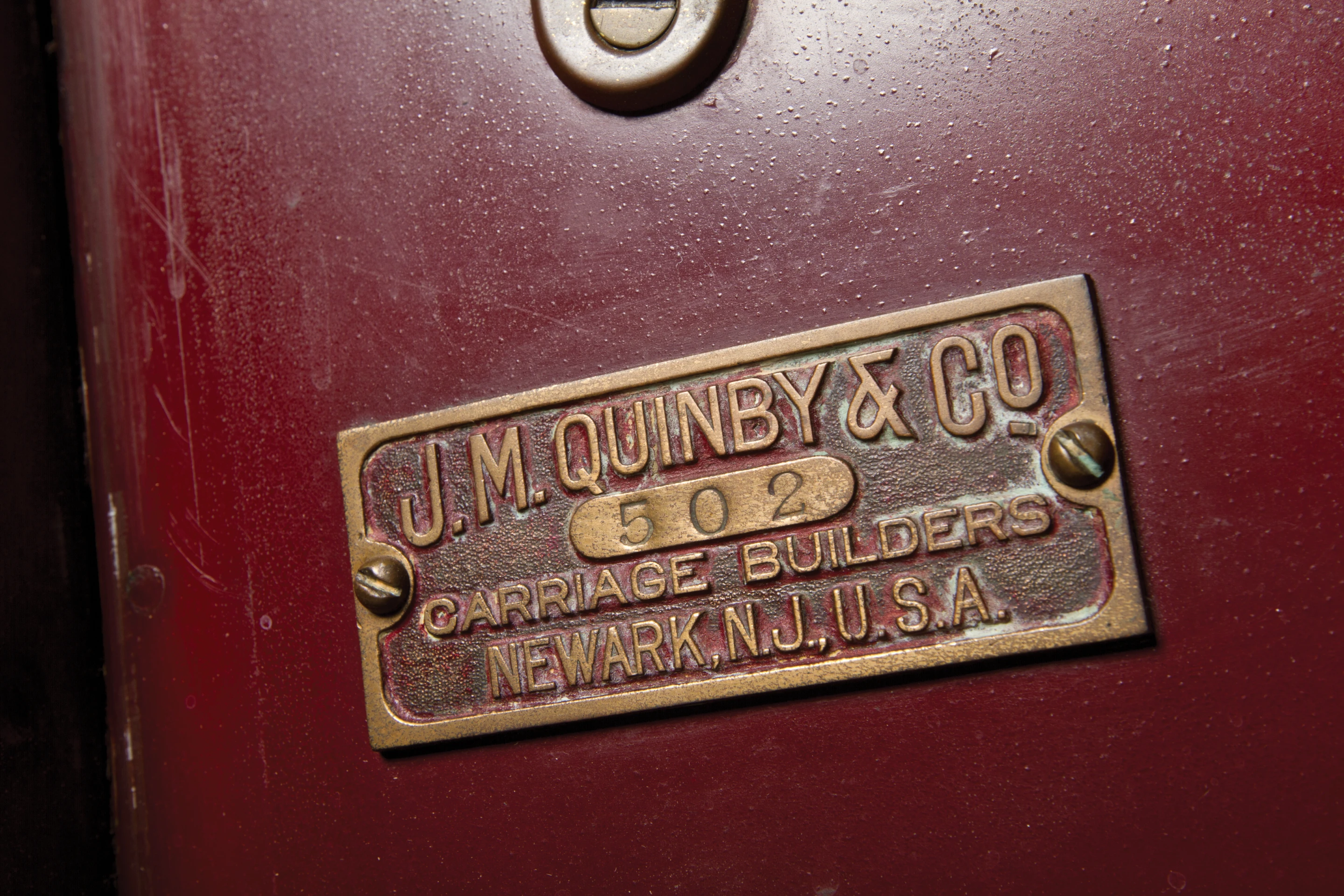 Quinby & Co of New Jersey, the custom coach builder finished final assembly of the frame and chassis using a new finishing technique of brass and silver solder (Photo: Teddy Pieper ©2013 Courtesy of RM Auctions)