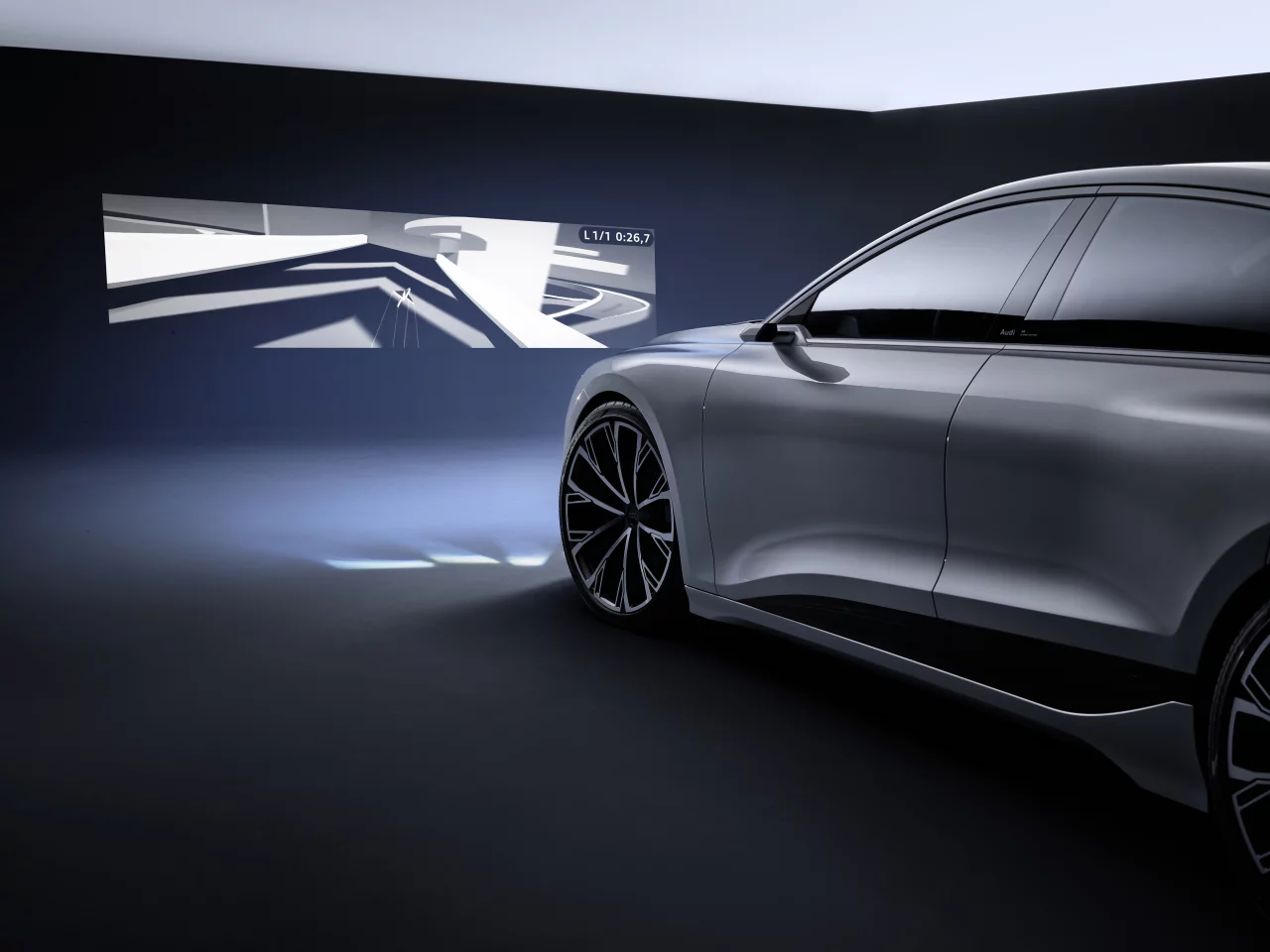Audi says its design team created a game specially for the A6 concept