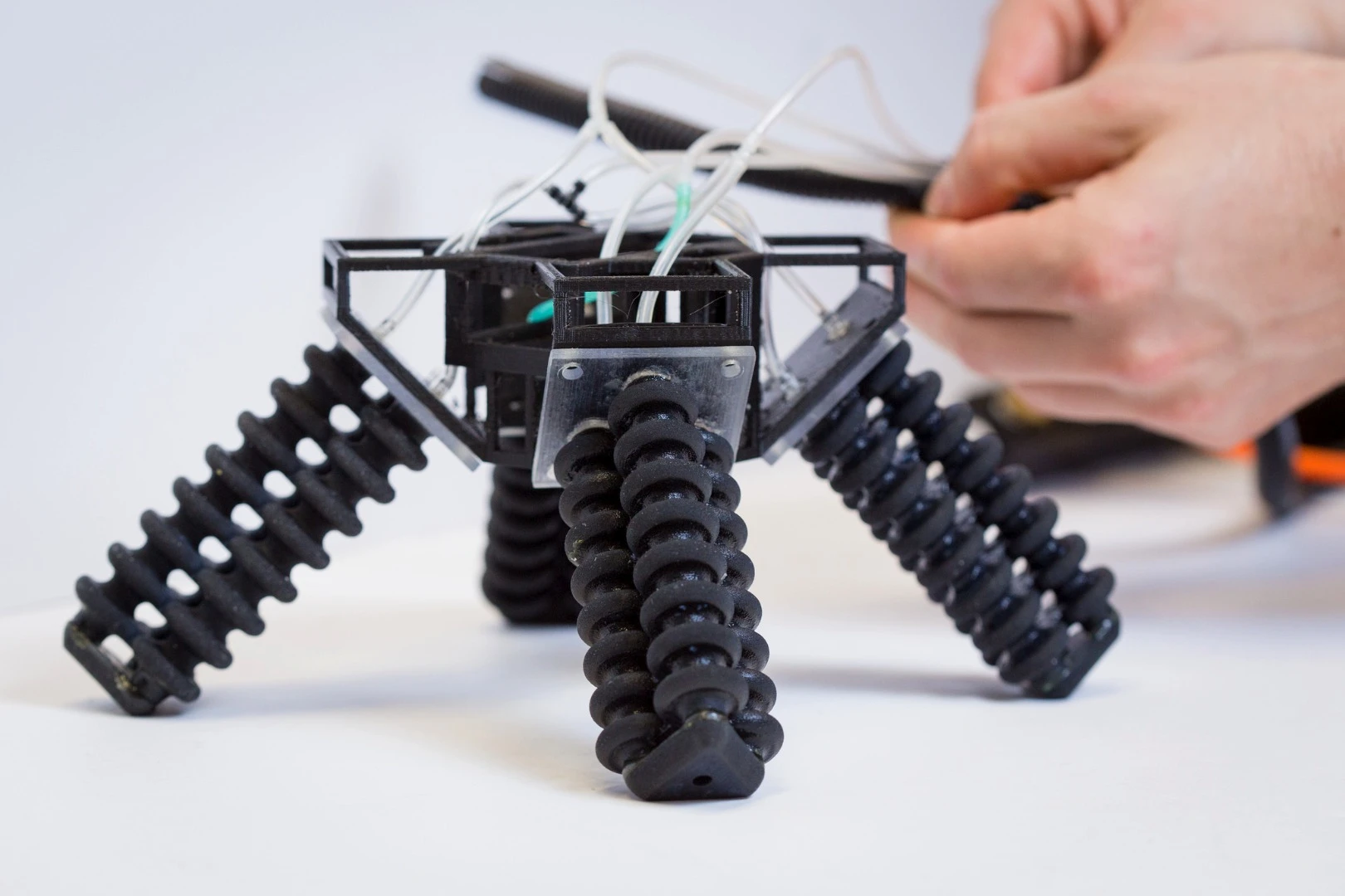 The secret to the bots success are its chambered soft legs