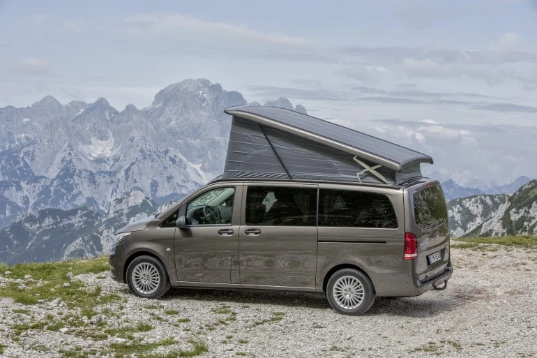 Mercedes revealed the Marco Polo Activity alongside the latest Marco Polo at the 2014 Düsseldorf Caravan Salon