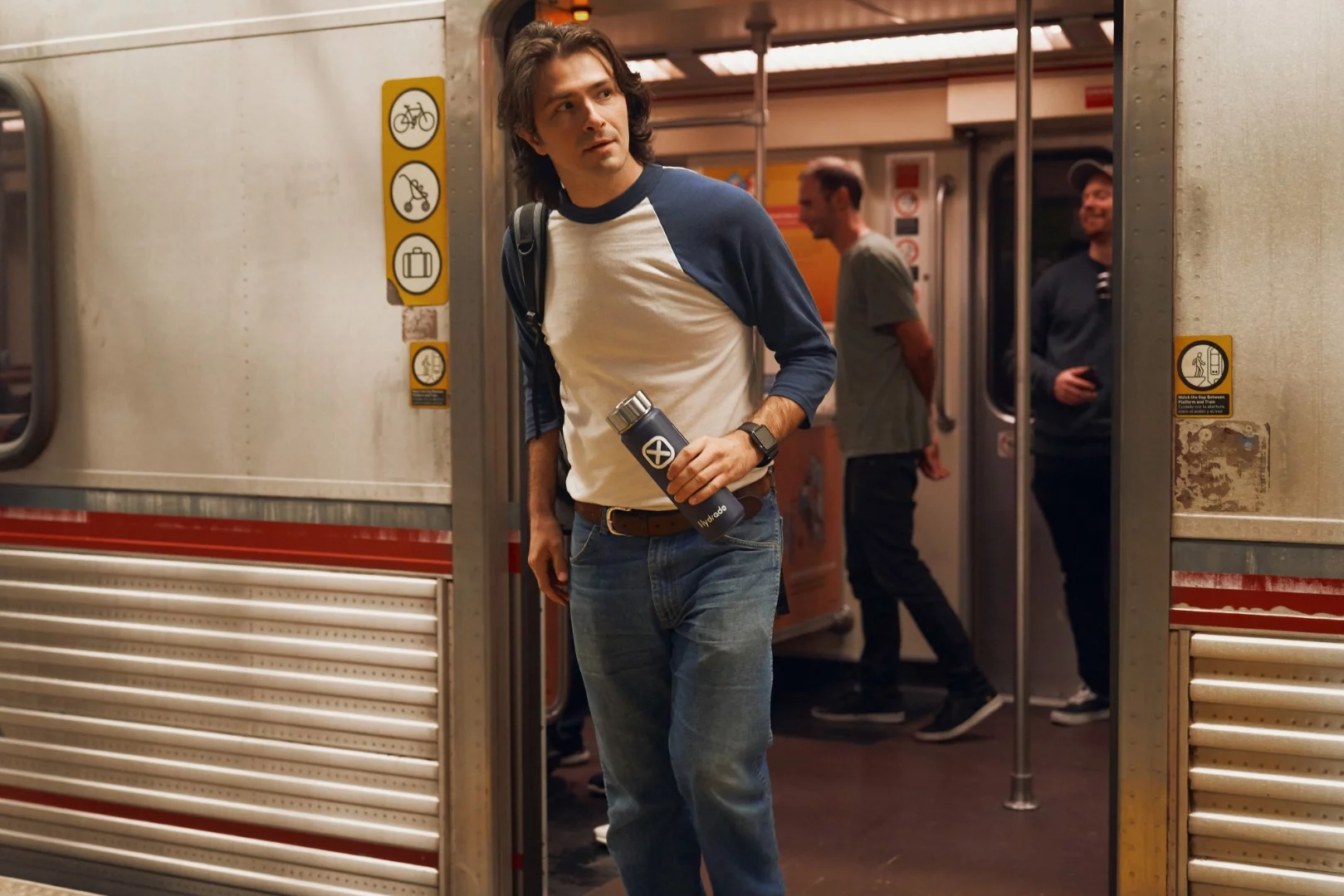 Even ambient light-sources can charge the Hydrade -smart water bottle