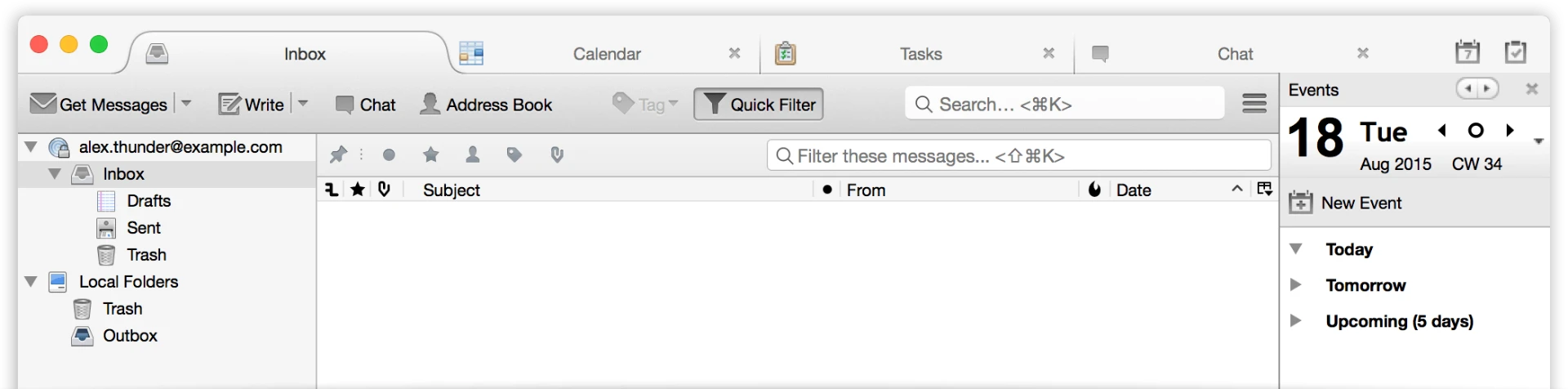 Thunderbird is an open source email client