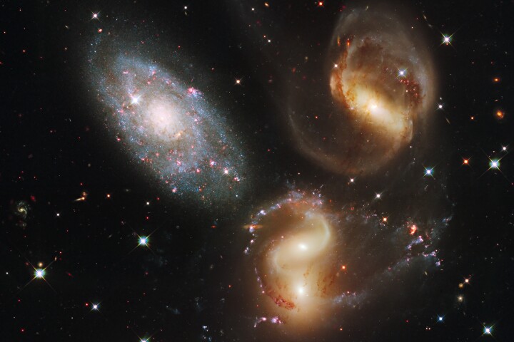 A Hubble image of Stephan's Quintet