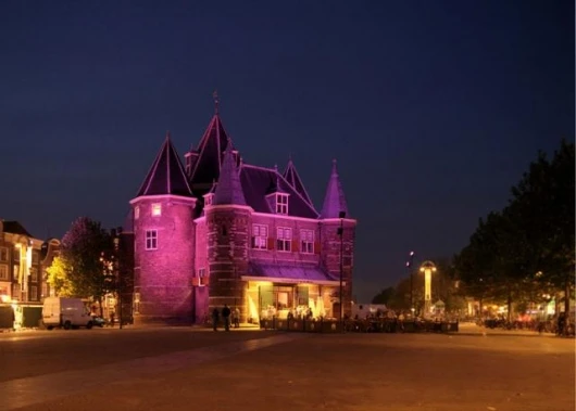 De Waag (The Weighhouse), Amsterdam, The Netherlands, lit by Philips Lighting.